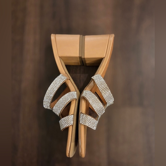 Steve Madden Rhinestone Sandals - Picture 3 of 4